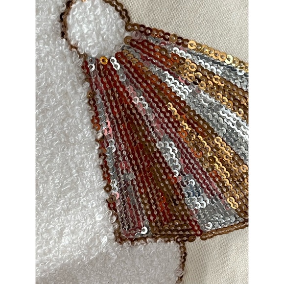 PEACH LOVE CALIFORNIA Cream cowgirl embellished pull over S M L - Picture 5 of 6